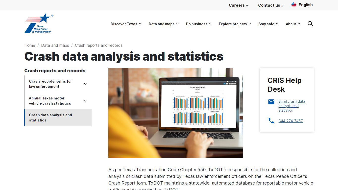 Crash Data Analysis and Statistics - Texas Department of Transportation